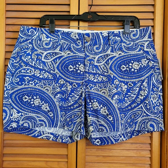 NWT Old Navy Floral Paisley Shorts Size 12 - Picture 13 of 14